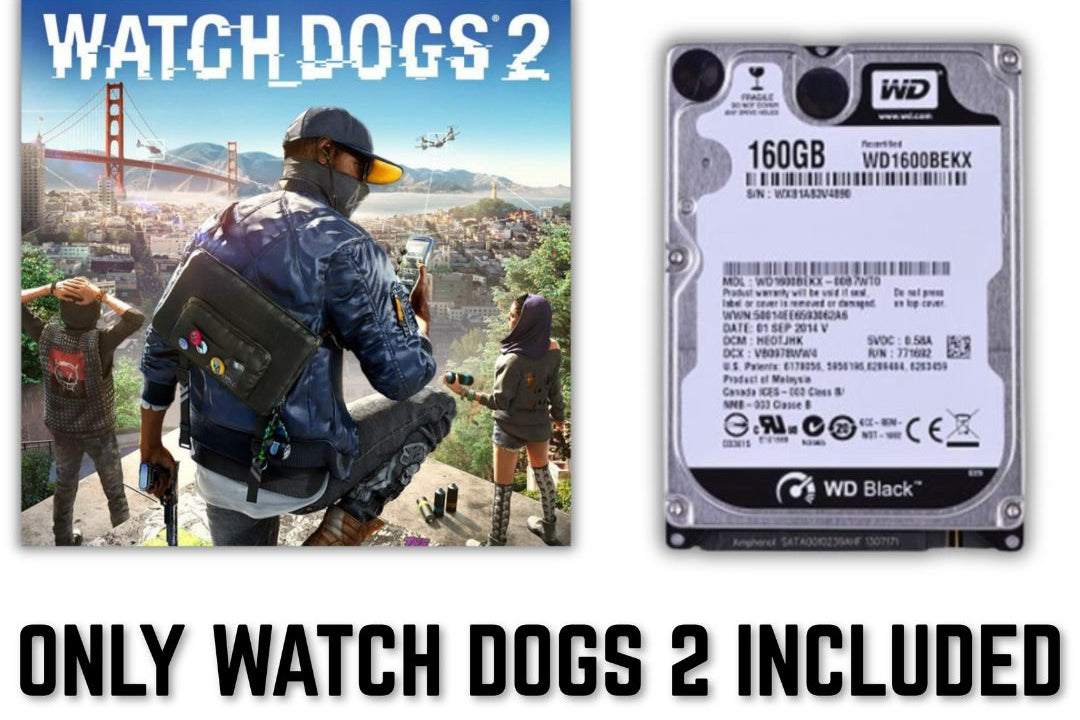 Watch Dogs PC Edition in 160GB External Hard Disk – Pre-Installed & Ready to Play