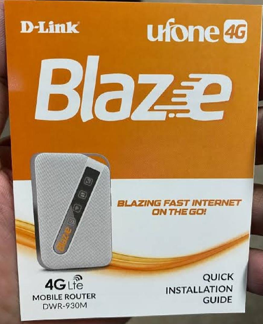 Ufone Blaze 4G WiFi Device – High Speed Portable Internet Hotspot